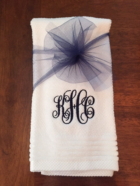 Embroidered Monogramned Personalized Towels