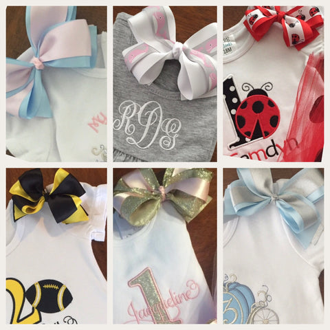 Add On Hair Bow, Shirt Bow, Sneaker Bows