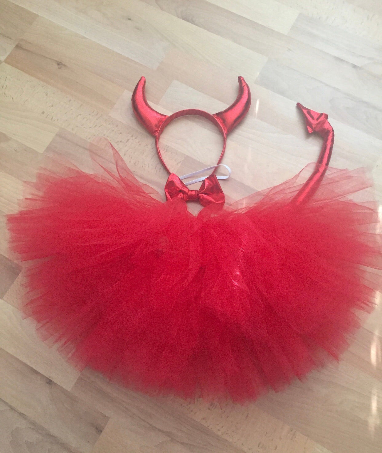 Red Devil Tutu Costume